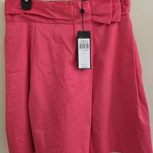 BCBGMaxAzria Geranium Pleated Mini Skirt